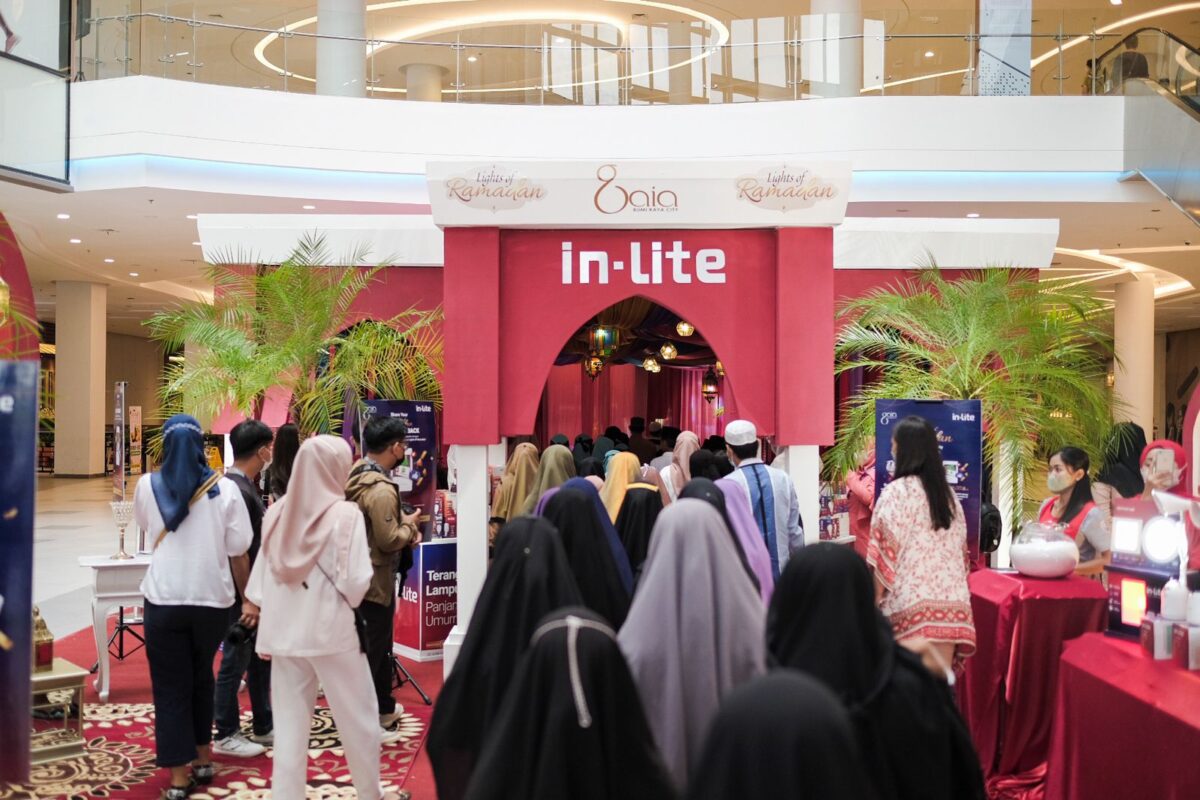 Foto 1 -Kolaborasi in-Lite dan Gaia Bumi Raya City Mall dalam Acara Buka Puasa Bersama