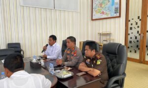 Dokumentasi, Bupati, Kapolres dan Kepala Kejari Haltim
