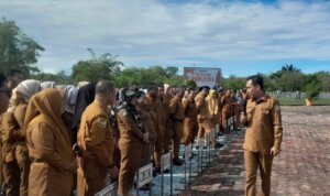 Sekda Haltim Sidak Setiap Barisan ASN