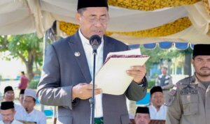 Bupati Haltim Jadi Inspektur Upacara