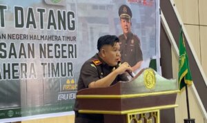 Sambutan Kepala Kejari Haltim
