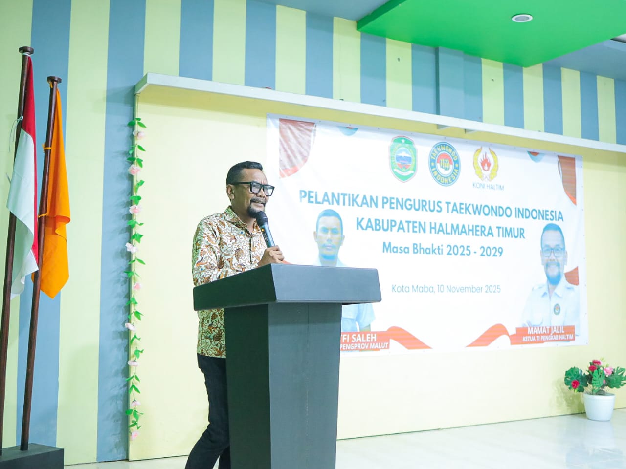 Mamat Jalil Memberikan Sambutan